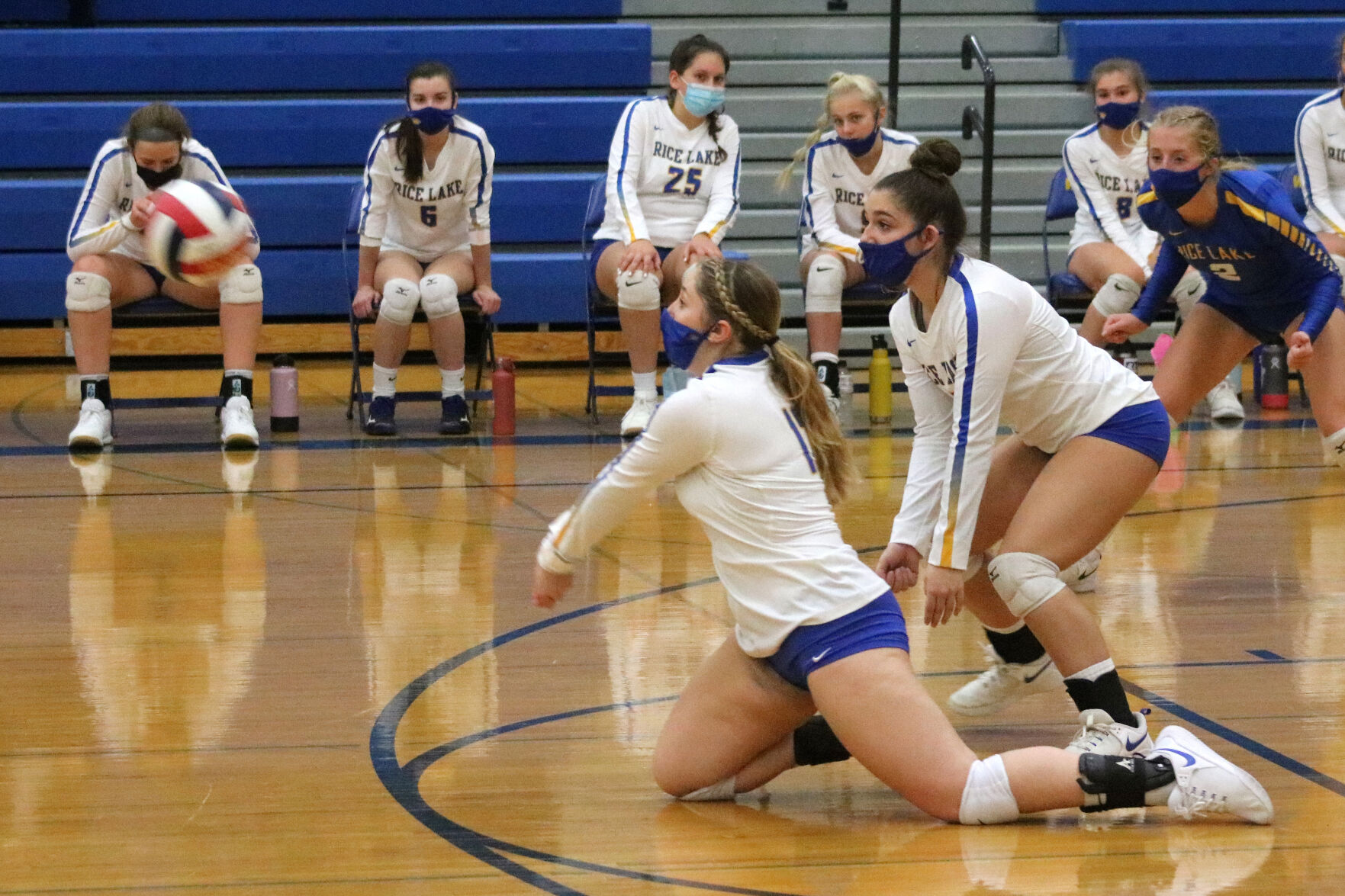 Rice Lake volleyball Division 1 regional vs. Menomonie 10-21-20
